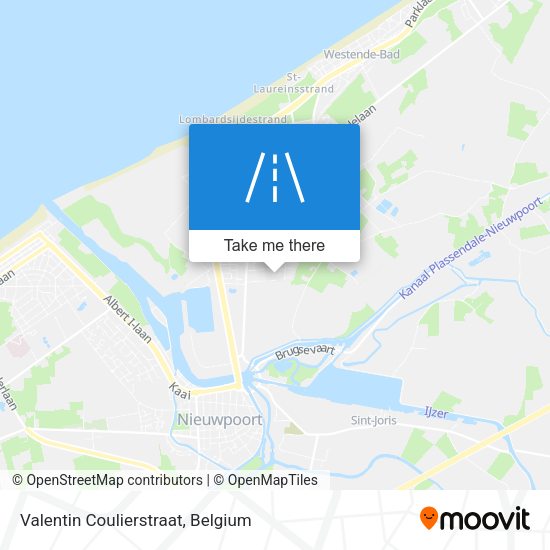 Valentin Coulierstraat map