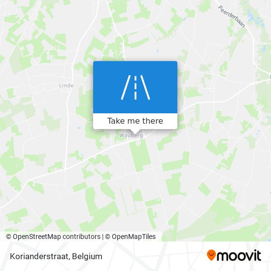 Korianderstraat map