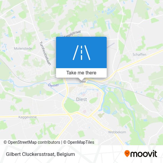 Gilbert Cluckersstraat map