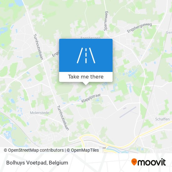 Bolhuys Voetpad map