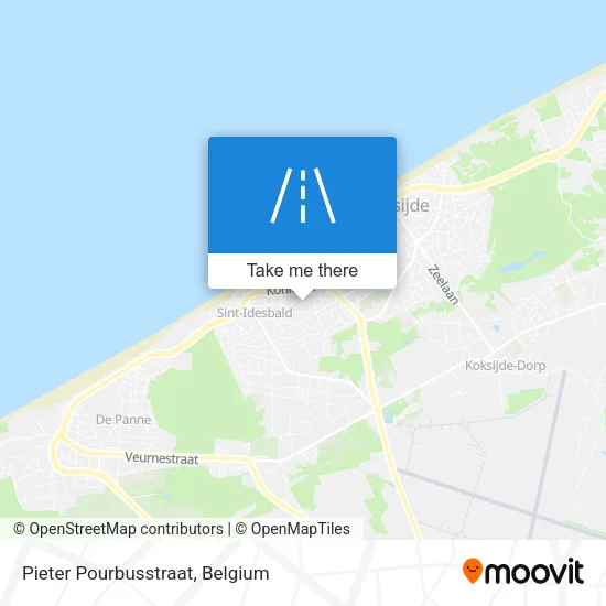 Pieter Pourbusstraat map