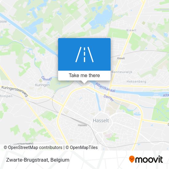 Zwarte-Brugstraat map