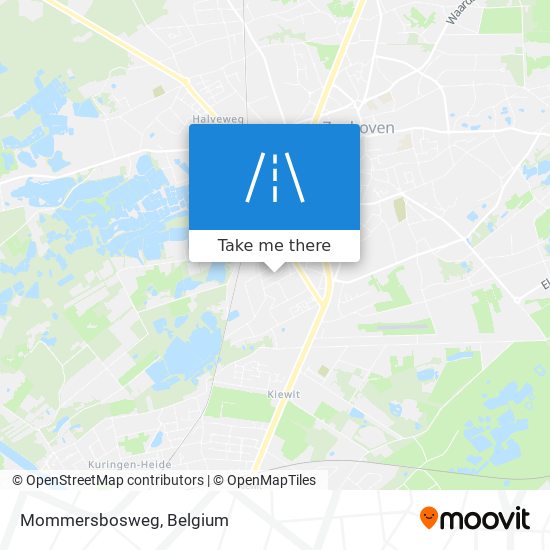 Mommersbosweg map