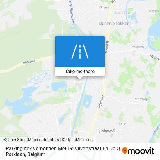 Parking Itek,Verbonden Met De Vilvertstraat En De Q Parklaan map
