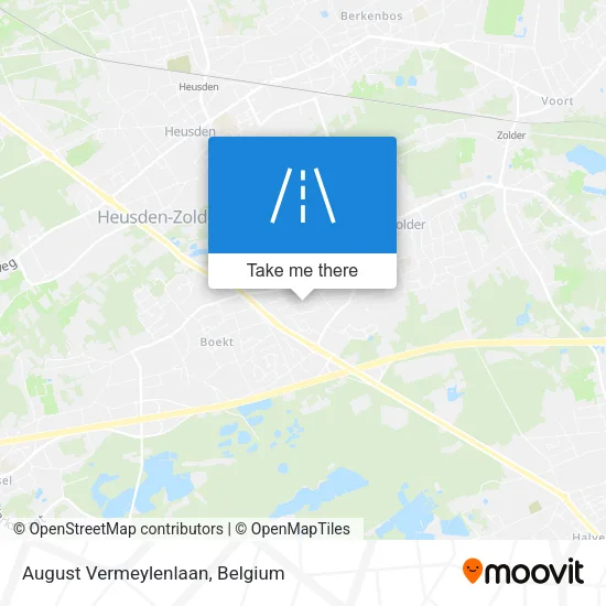 August Vermeylenlaan map