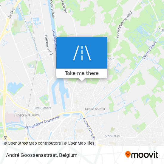 André Goossensstraat map