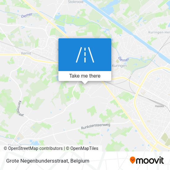 Grote Negenbundersstraat map