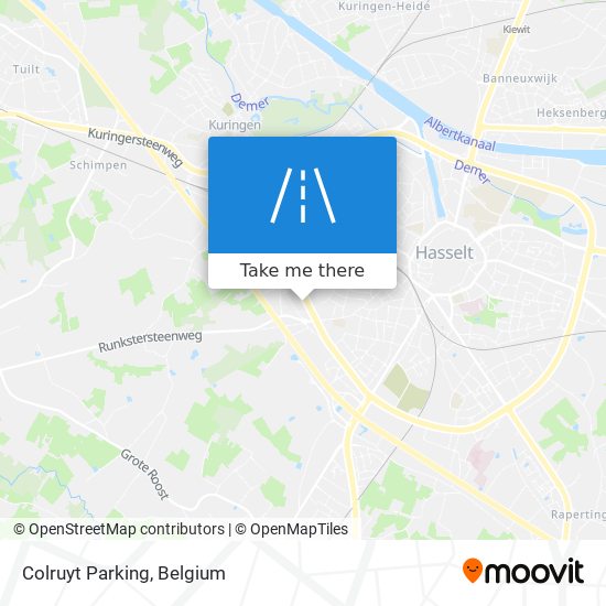 Colruyt Parking map
