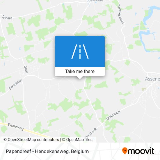 Papendreef - Hendekensweg plan