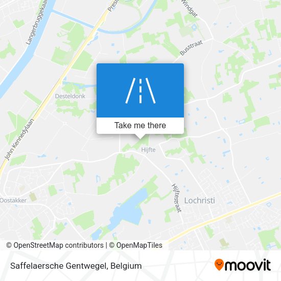 Saffelaersche Gentwegel map