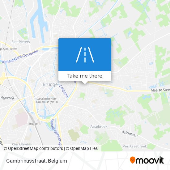 Gambrinusstraat map