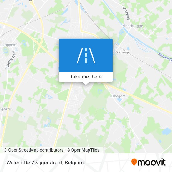 Willem De Zwijgerstraat map
