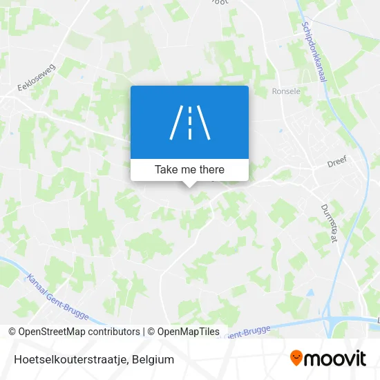 Hoetselkouterstraatje map