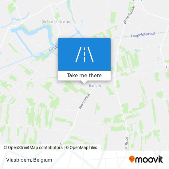 Vlasbloem map