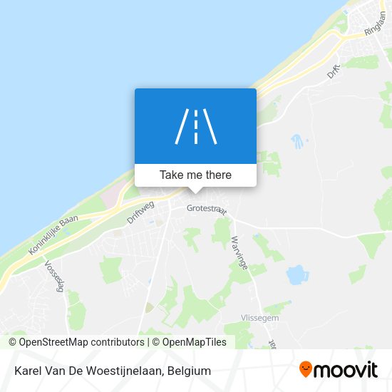 Karel Van De Woestijnelaan plan