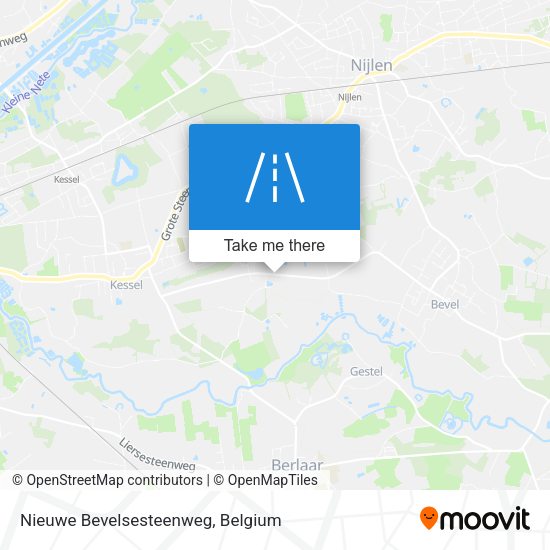 Nieuwe Bevelsesteenweg map