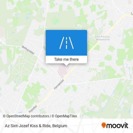 Az Sint-Jozef Kiss & Ride map