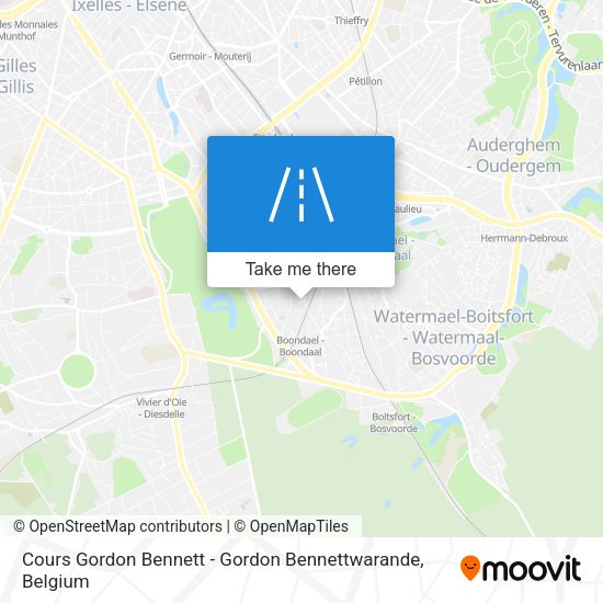 Cours Gordon Bennett - Gordon Bennettwarande plan