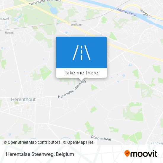 Herentalse Steenweg map