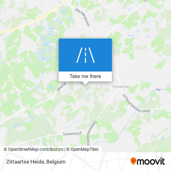 Zittaartse Heide map