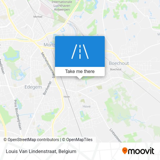 Louis Van Lindenstraat map