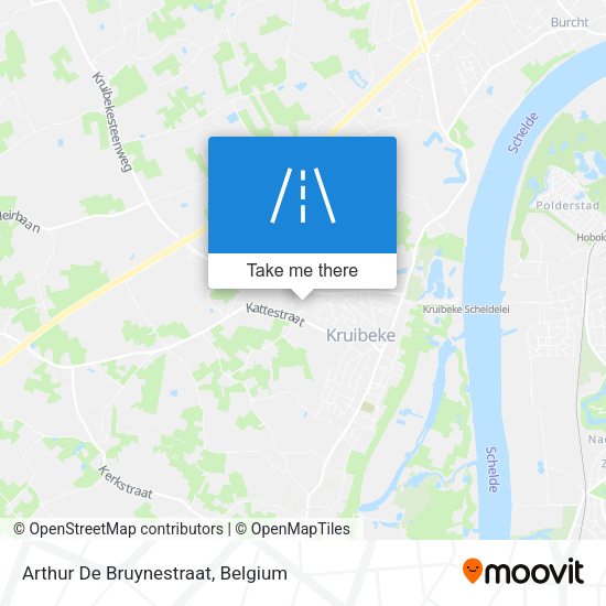 Arthur De Bruynestraat map