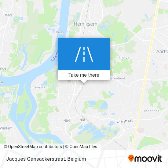Jacques Gansackerstraat map