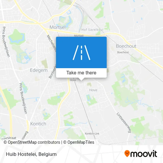 Huib Hostelei map