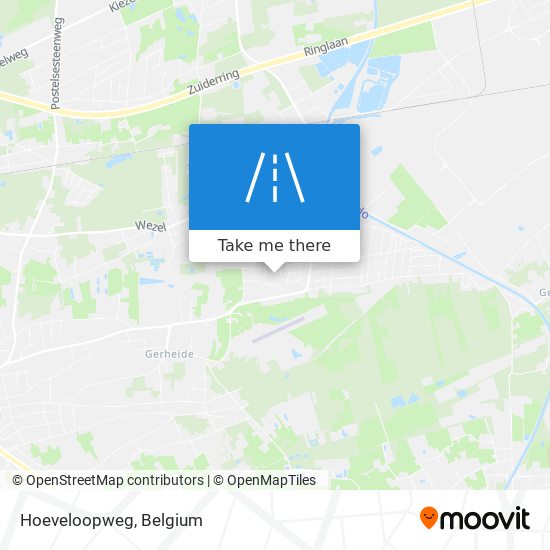 Hoeveloopweg map