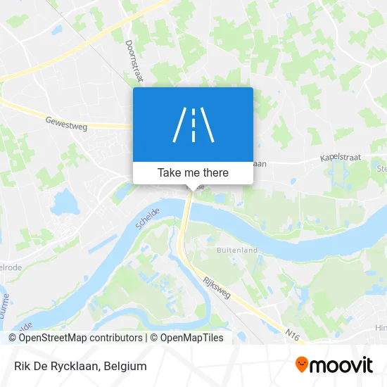 Rik De Ryck Avenue map