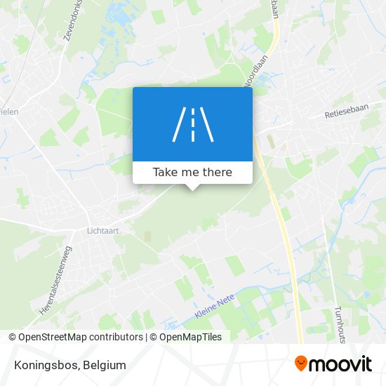 Koningsbos map