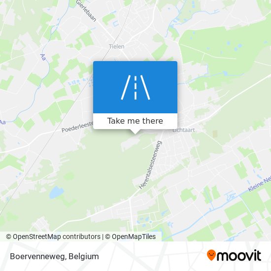 Boervenneweg map