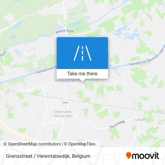 Grensstraat / Herentalsedijk plan