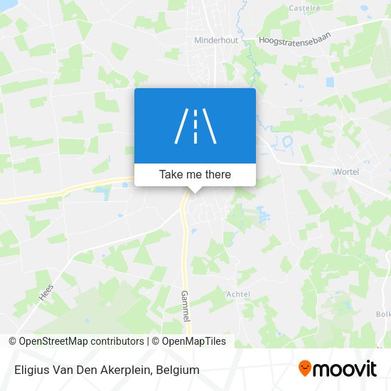Eligius Van Den Akerplein map