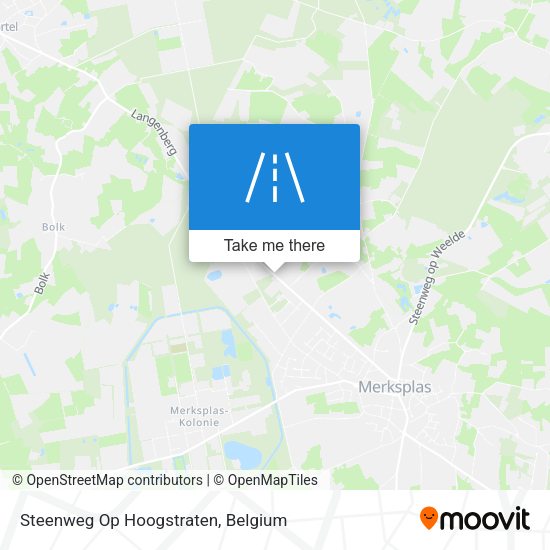 Steenweg Op Hoogstraten map