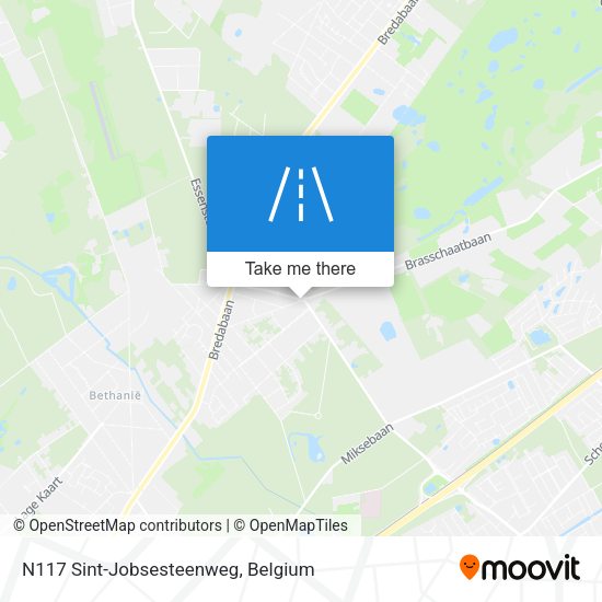 N117 Sint-Jobsesteenweg plan