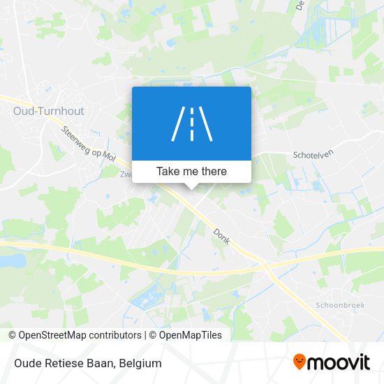 Oude Retiese Baan map