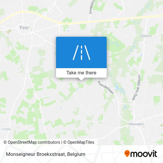Monseigneur Broekxstraat map