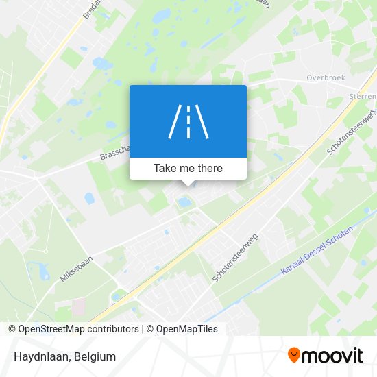 Haydnlaan map