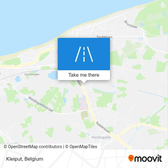 Kleiput map