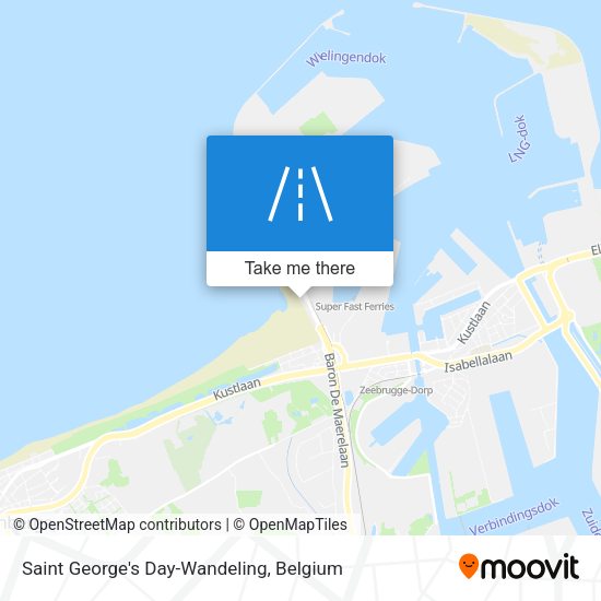 Saint George's Day-Wandeling map