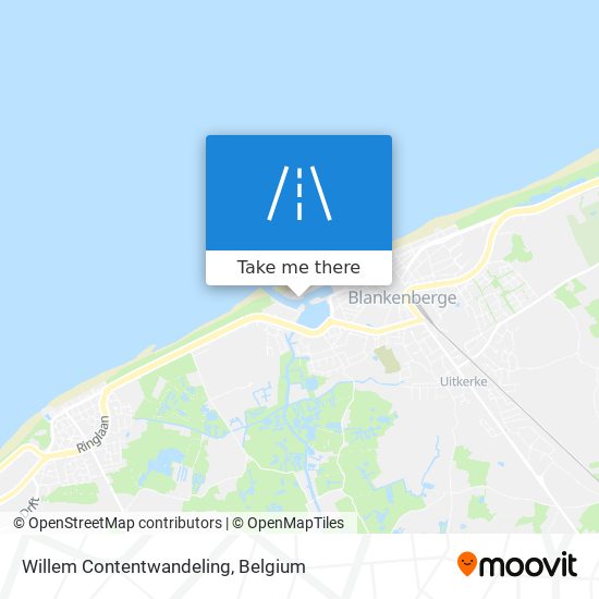 Willem Contentwandeling map