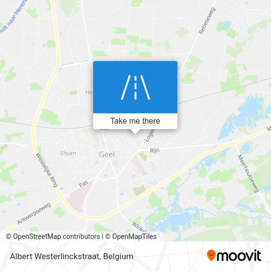 Albert Westerlinckstraat map