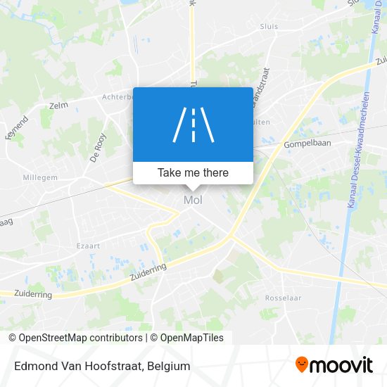 Edmond Van Hoofstraat map