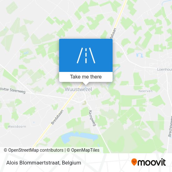 Alois Blommaertstraat map