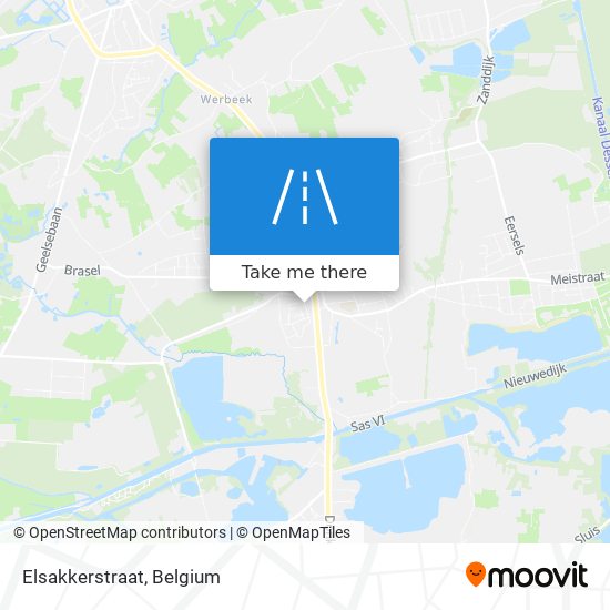Elsakkerstraat map