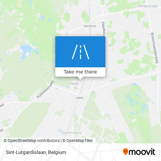 Sint-Lutgardislaan map