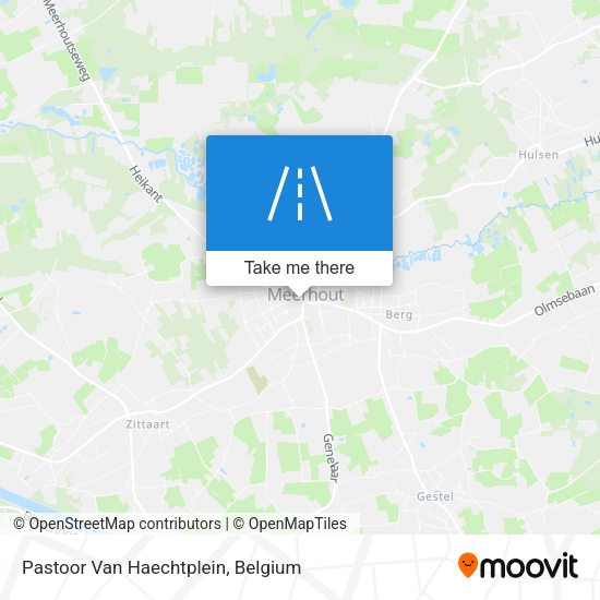 Pastoor Van Haechtplein map