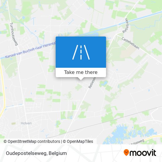 Oudepostelseweg map