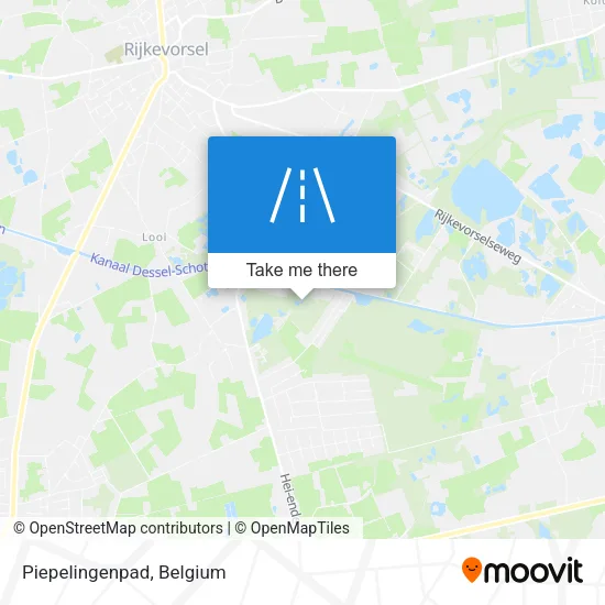 Piepelingenpad map